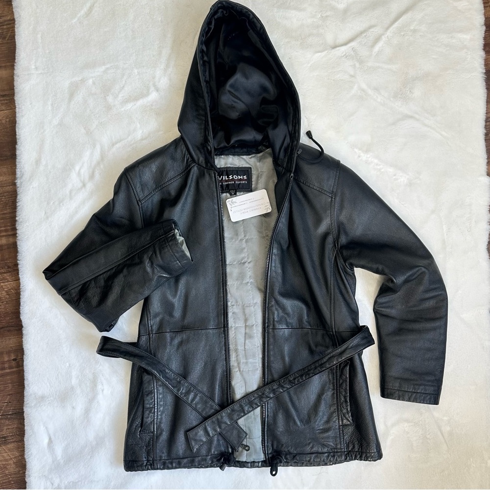 VNTG Wilson’s Leather • Dream black Leather jacket